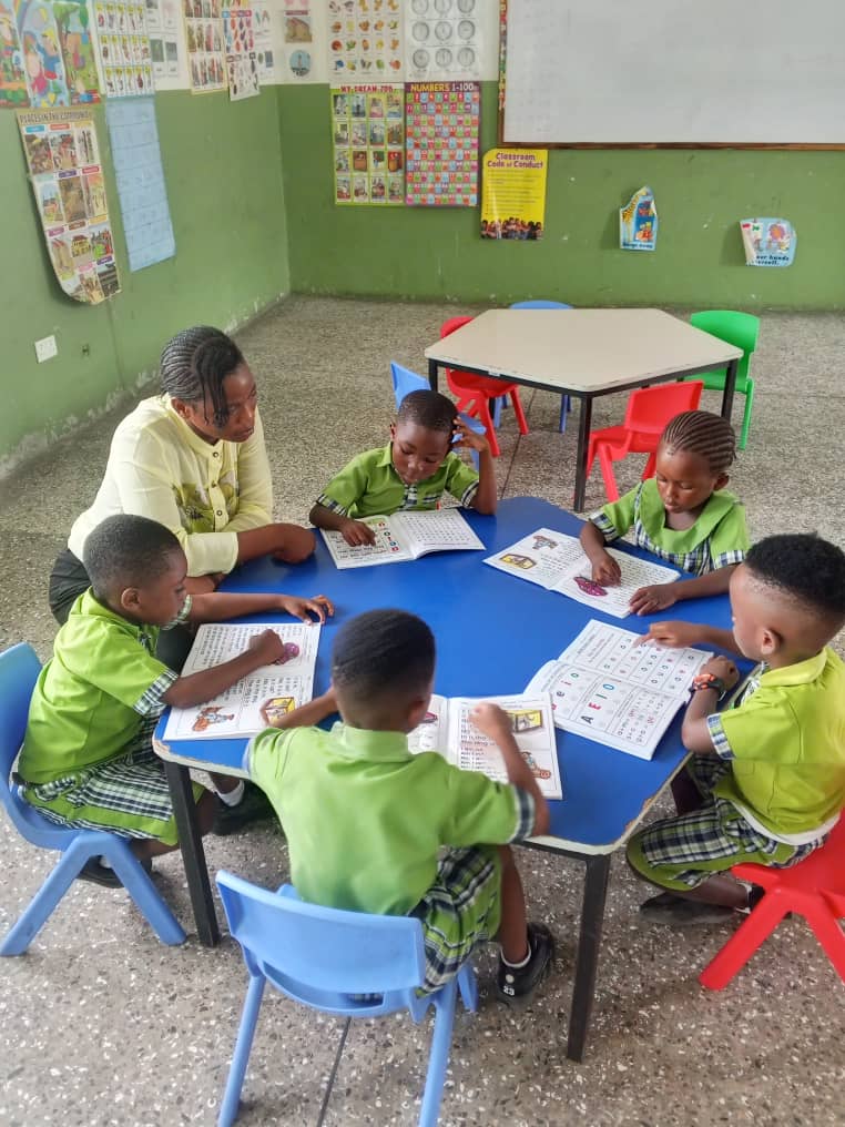 Learners in classroom activity