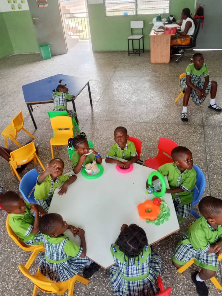 Learners learning in classroom