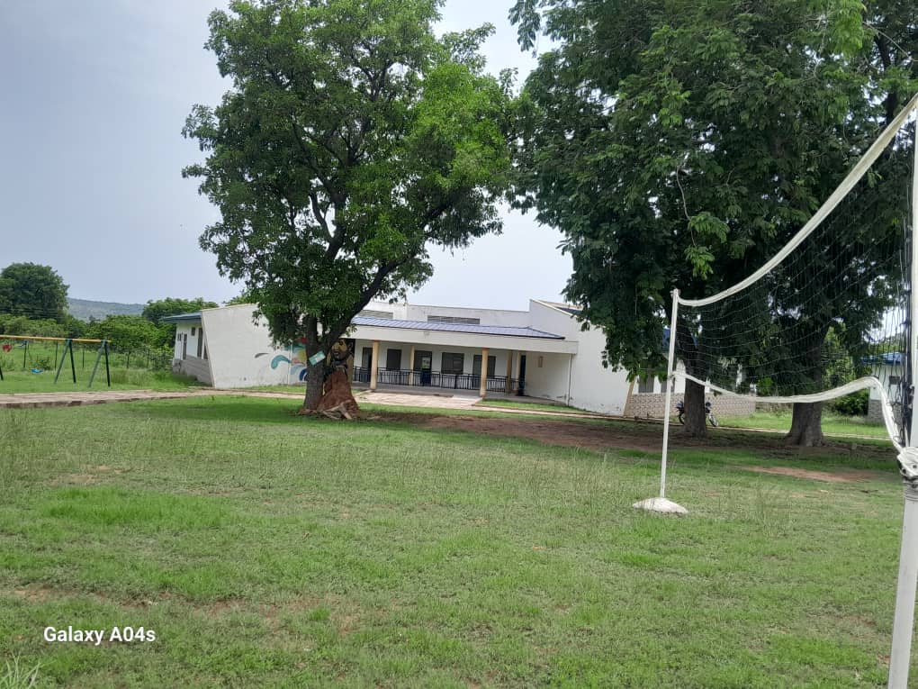 A view of the school courtyard
